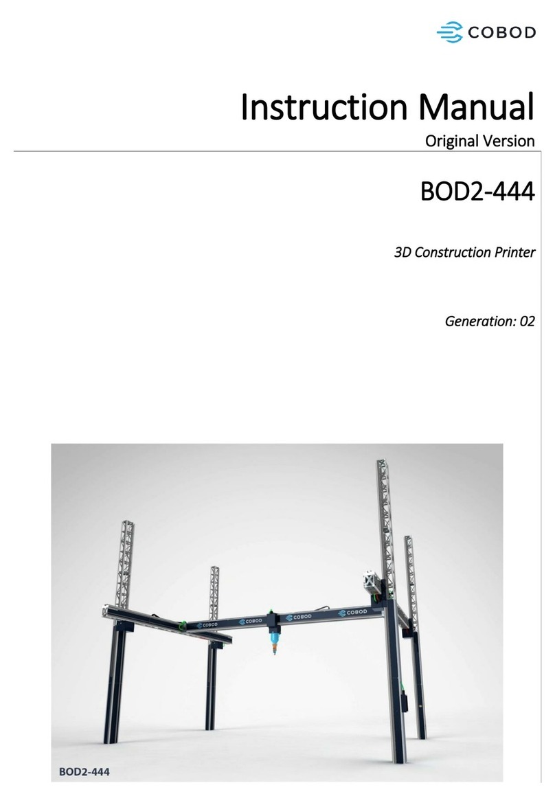 Cobod BOD2-444 instruction manual