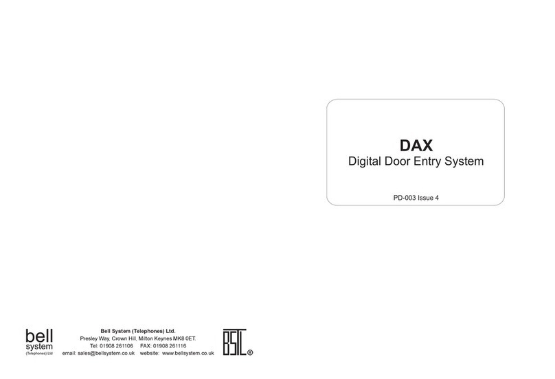 Bell System DAX User manual