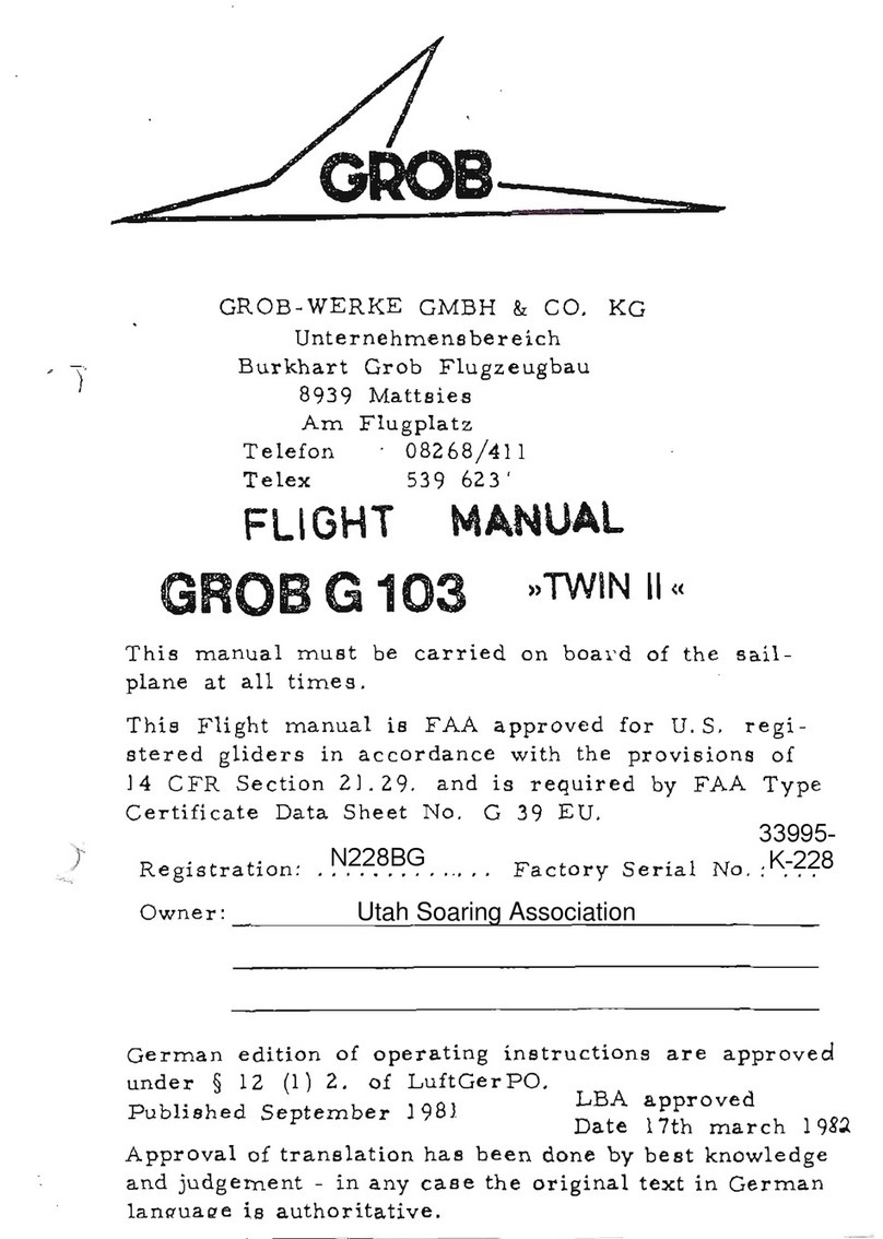 Grob G 103 TWIN II Technical specifications