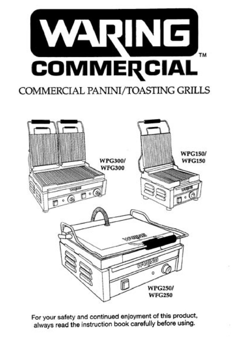 Waring WPG Series User manual