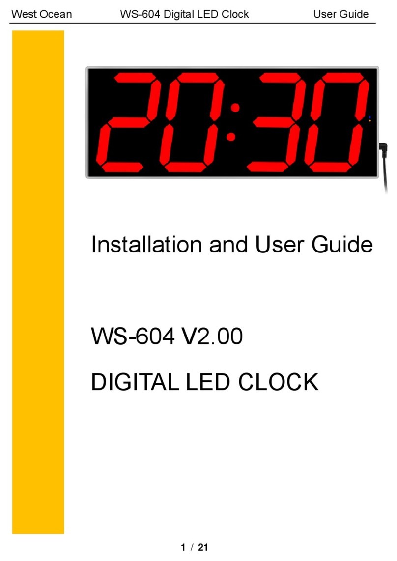 West Ocean WS-604 Installation and user guide