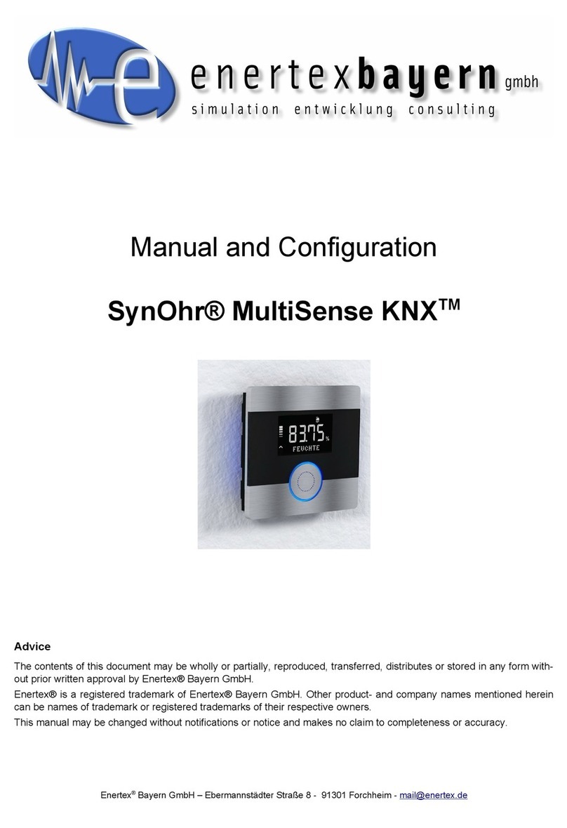 Enertex MultiSense KNX Manual and Configuration