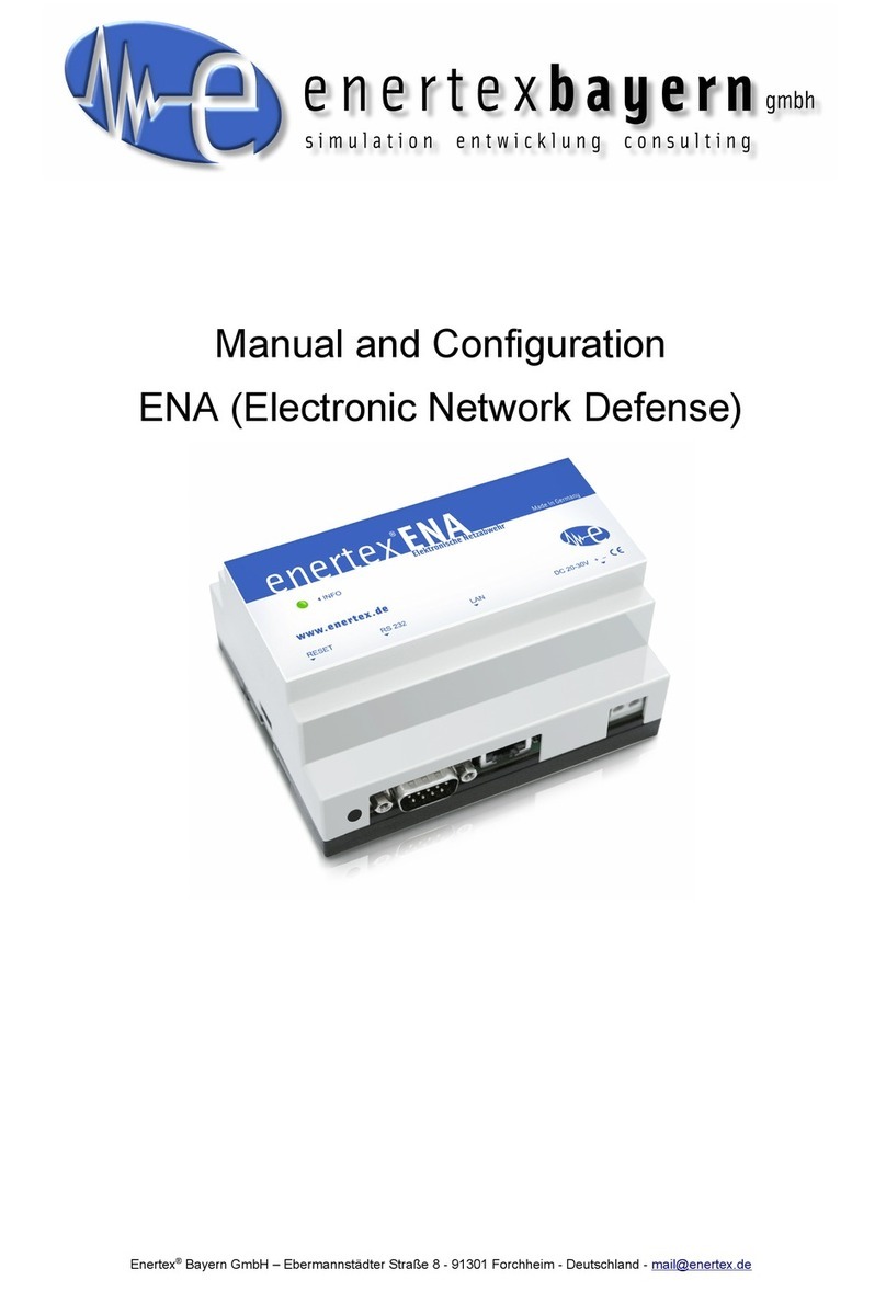 Enertex ENA Manual and Configuration