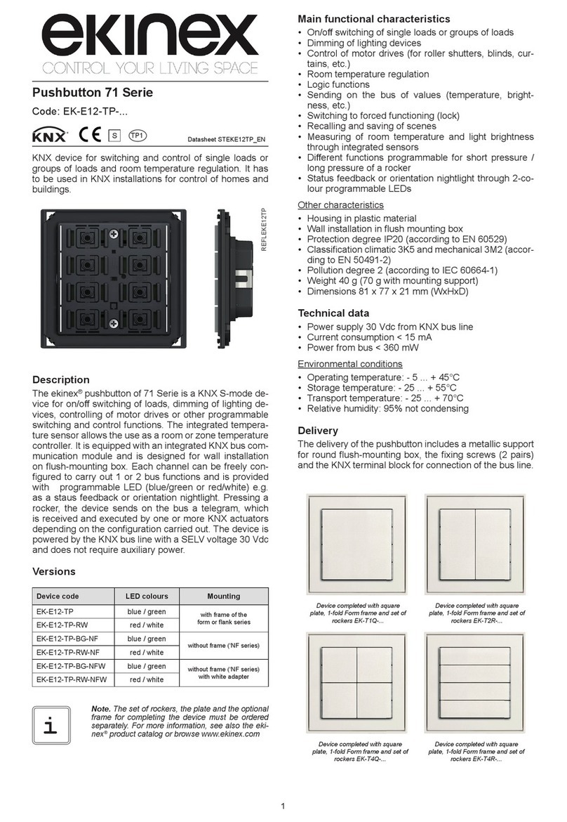 Ekinex 71 Series datasheet