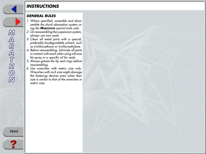 Marzocchi MARATHON instructions