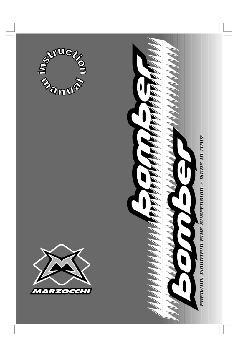 Marzocchi Bomber 2000 instruction manual