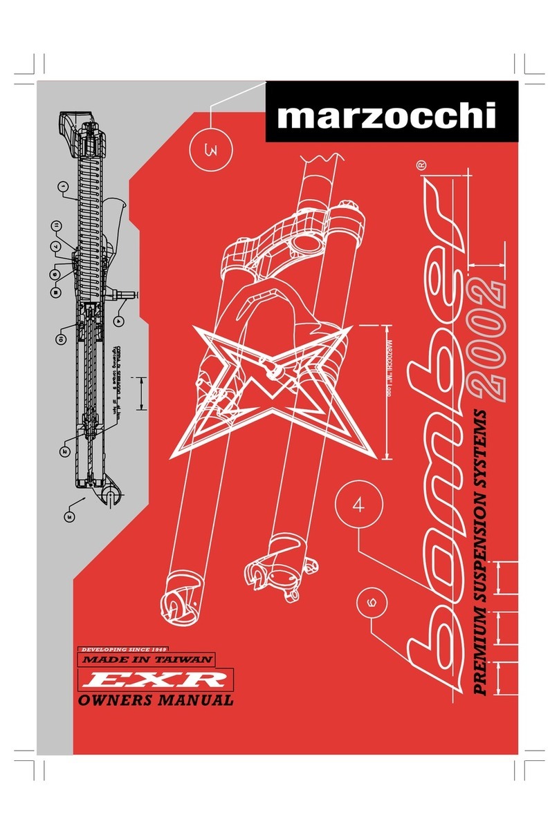 Marzocchi Bomber 2002 owner's manual