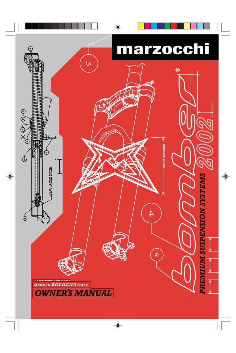 Marzocchi Bomber 2002 User manual