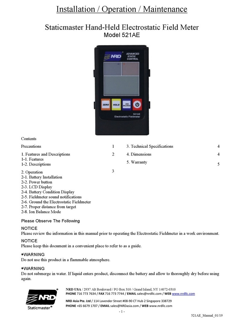 NRD Staticmaster 521AE Technical Document