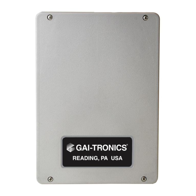 GAI-Tronics 370-901 User manual