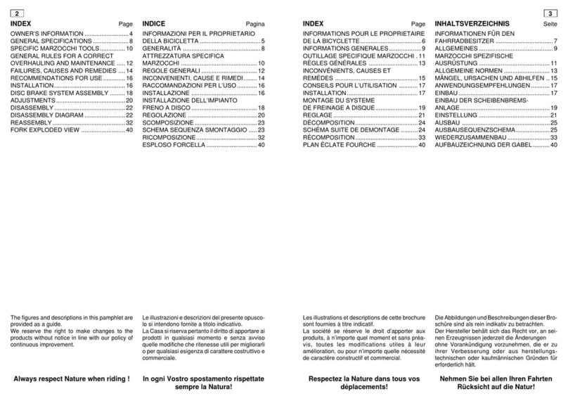 Marzocchi Z1 Alloy 1999 owner's manual