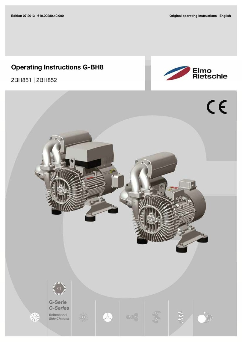 Elmo Rietschle G Series User manual