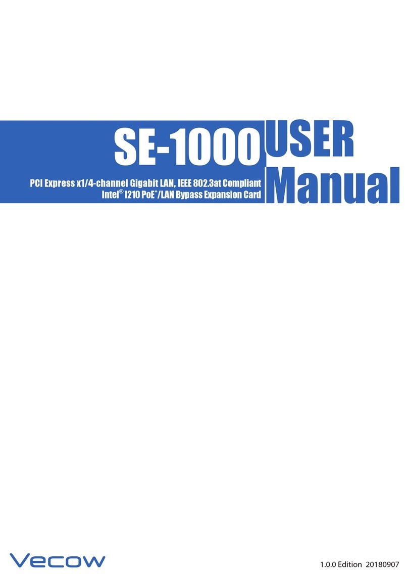 Vecow SE-1000 Series User manual
