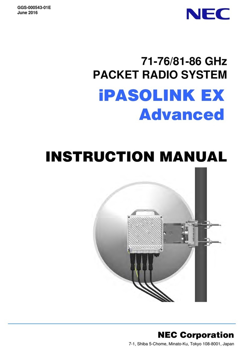 NEC iPASOLINK EX Advanced User manual