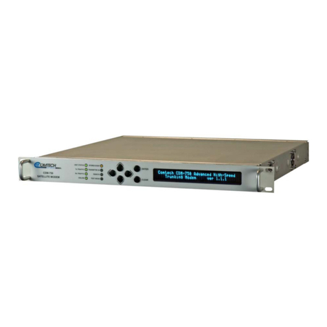 Comtech EF Data CDM-750 User manual