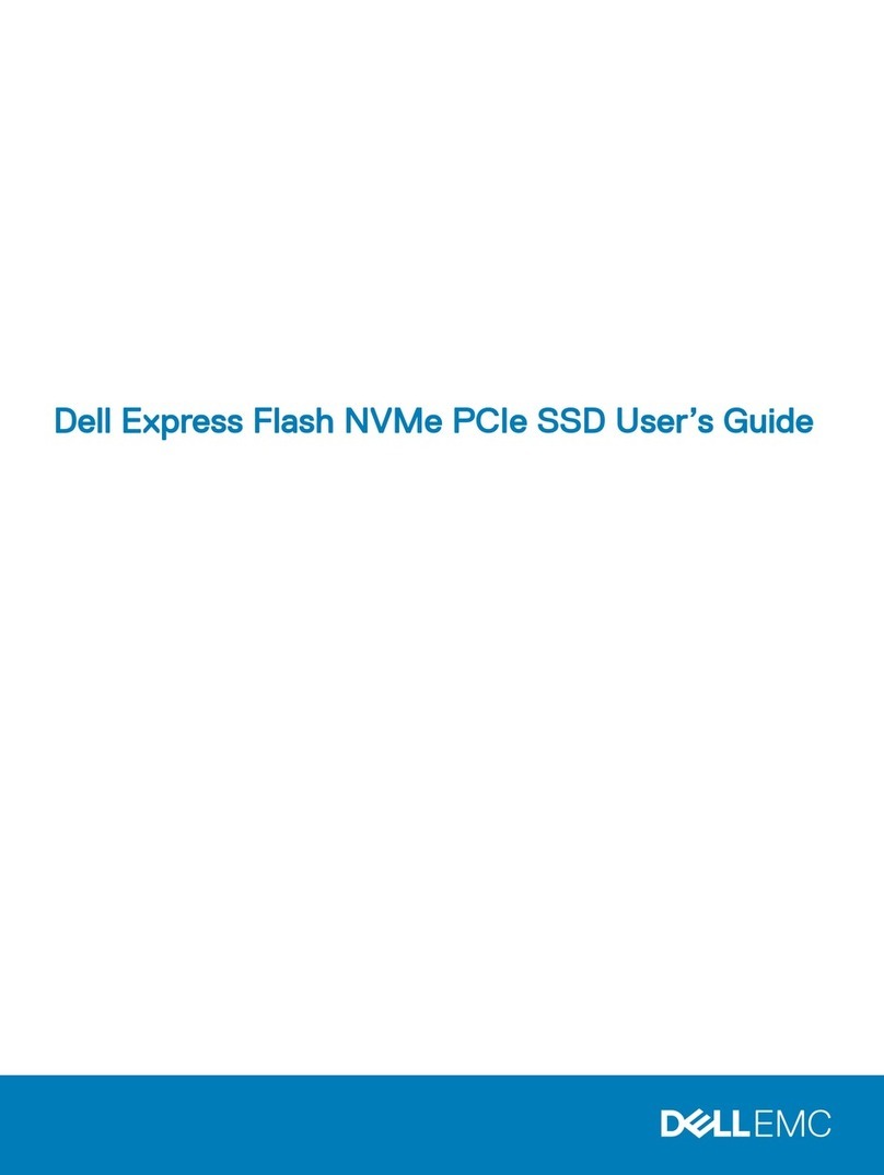 Dell Express Flash NVMe PCIe SSD U.2 User manual