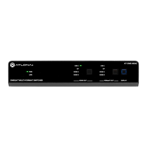 Atlona Omega AT-OME-MS42 User manual