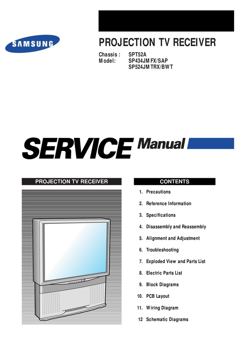 Samsung SP434JMFX/SAP User manual
