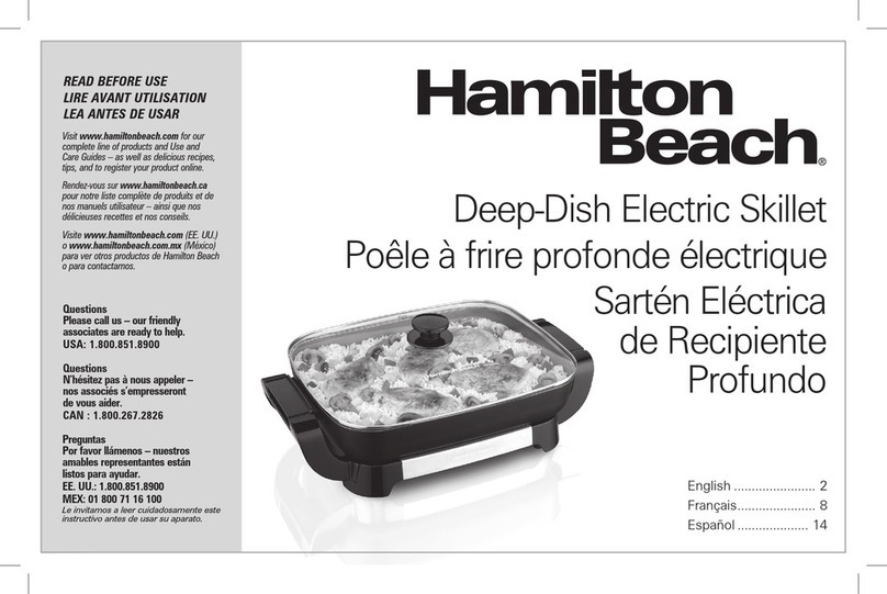 Hamilton Beach 38529 User manual