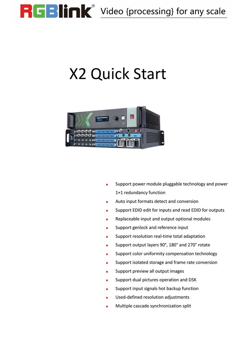 RGBlink venus x2 quick start