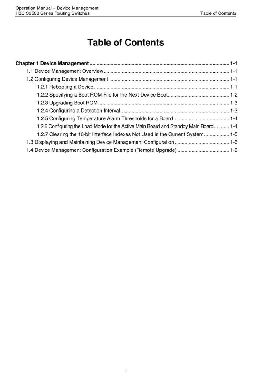 H3C S9500 Series User manual H3C S9500 Series User manual