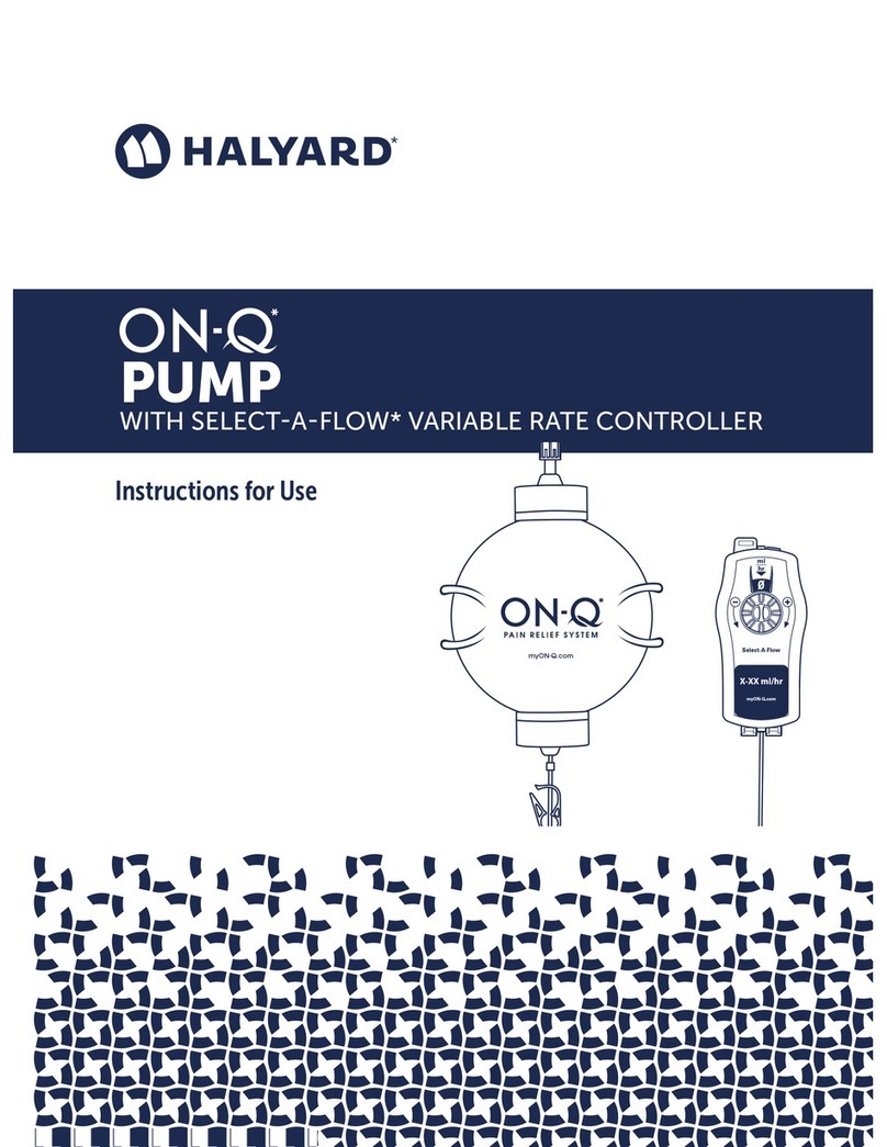 Halyard ON-Q Select-A-Flow Instructions for use