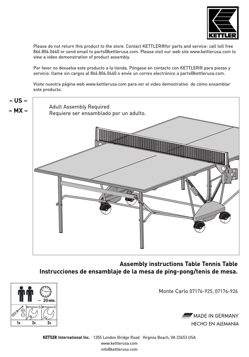 Kettler Monte Carlo 07176-926 User manual