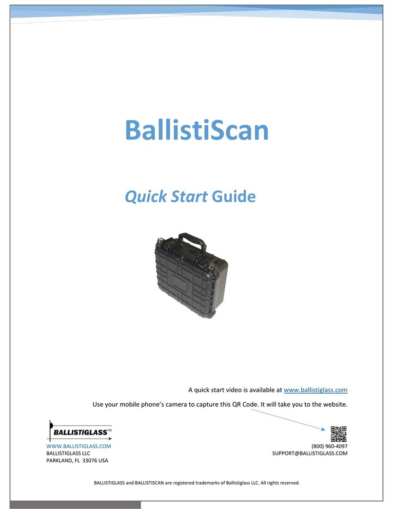 BallistiGlass BallistiScan quick start guide