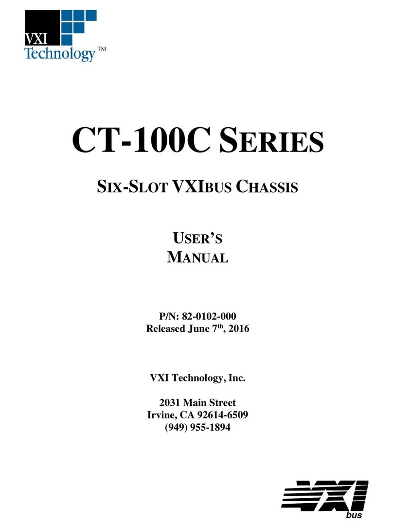 VXI Technology CT-100C Series user manual VXI Technology CT-100C Series user manual