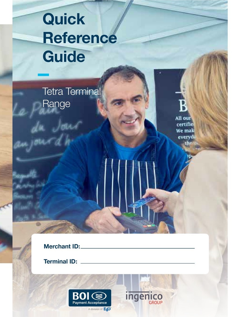 Ingenico Tetra Series Quick reference guide