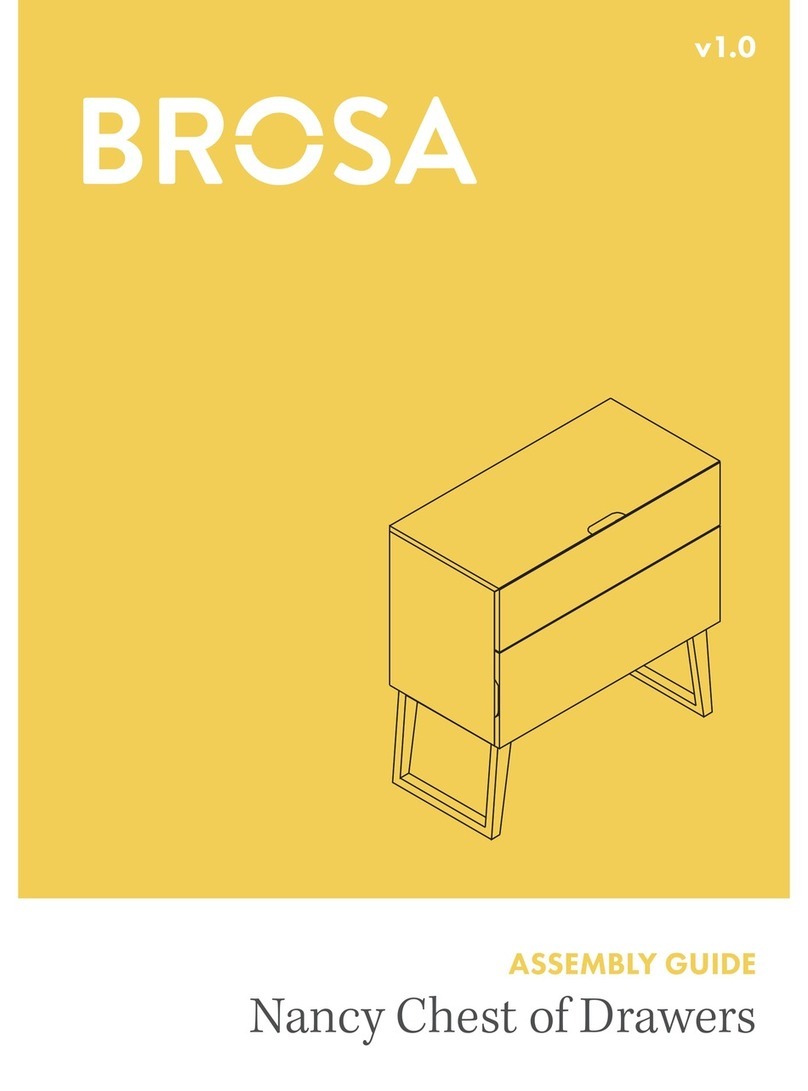 BROSA Nancy Chest of Drawers User manual