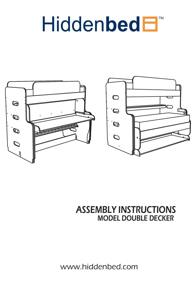 Hiddenbed Double Decker User manual