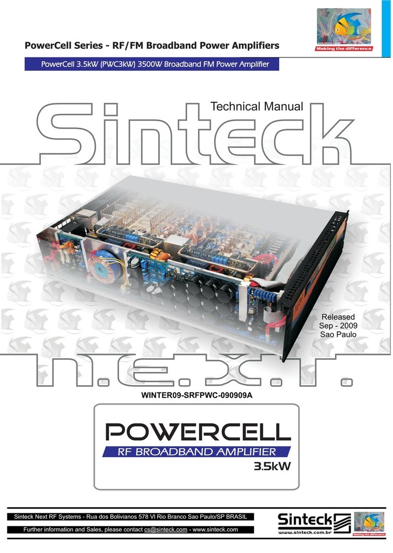 Sinteck PowerCell Series Technical manual
