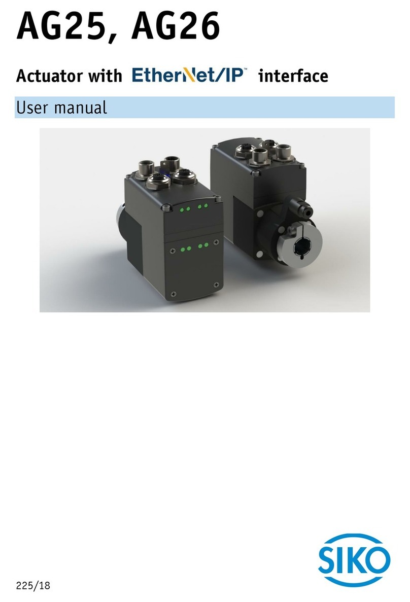 Siko AG25 User manual