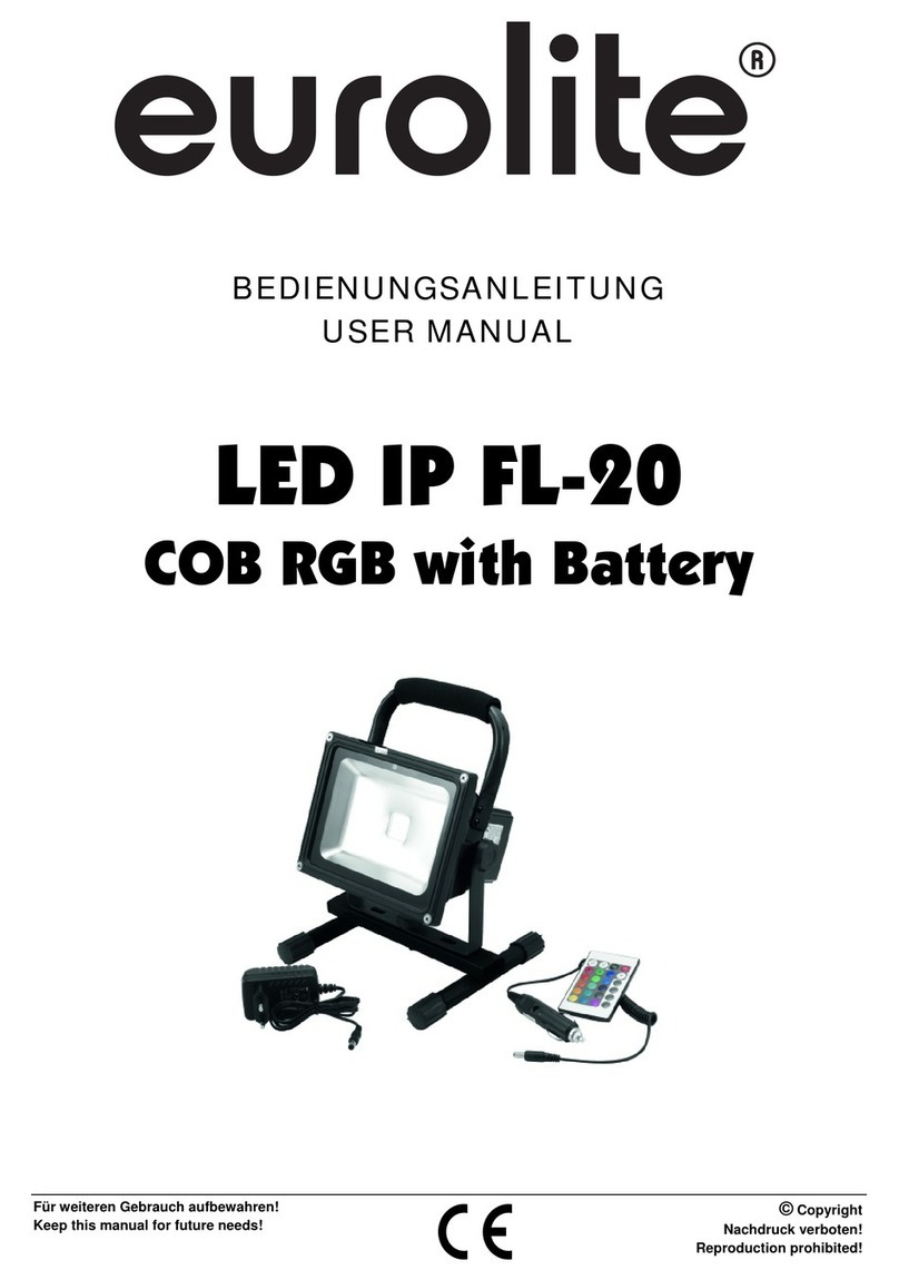EuroLite LED IP FL-20 User manual