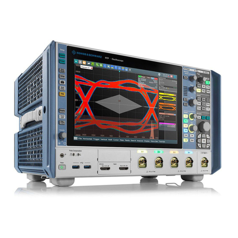 Rohde & Schwarz RTP Series user manual