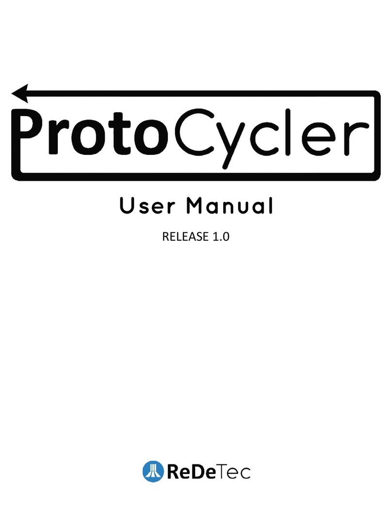 ReDeTec ProtoCycler User manual