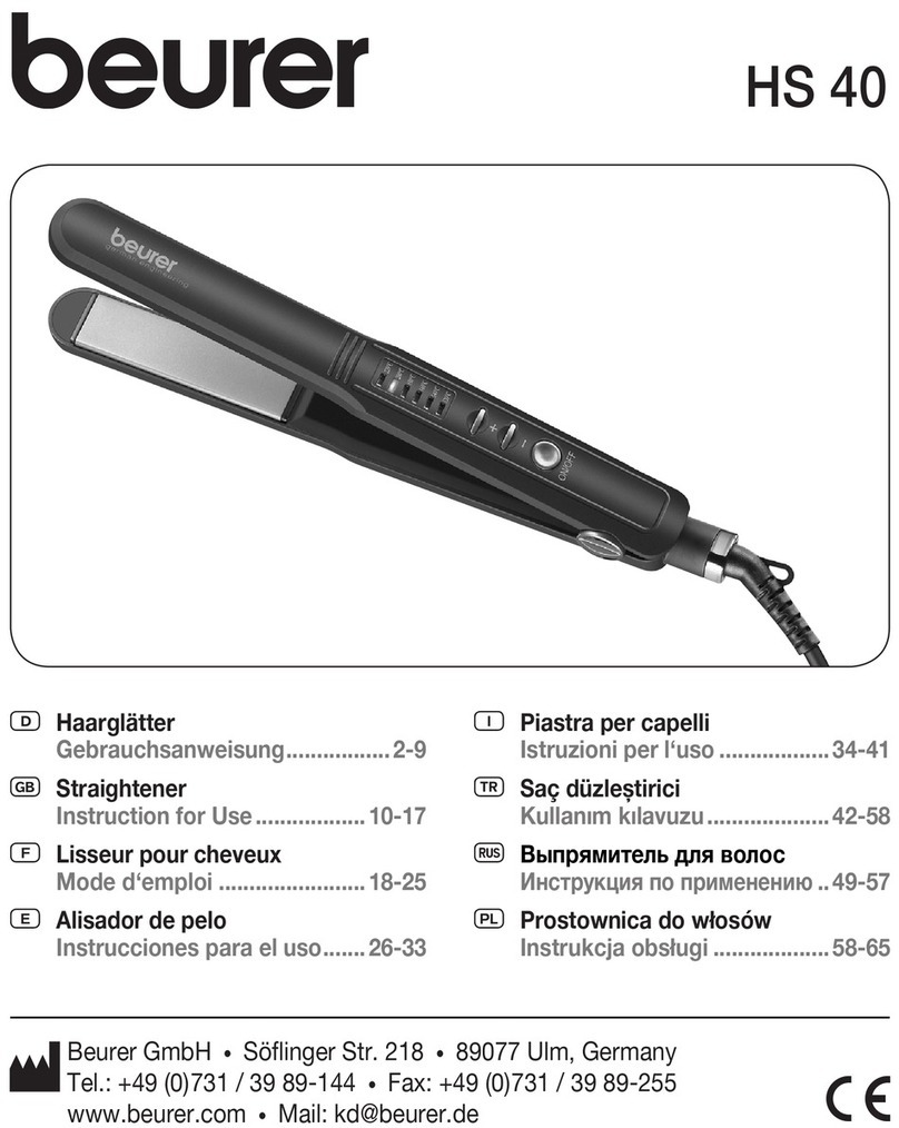 Beurer HS 40 Instructions for use