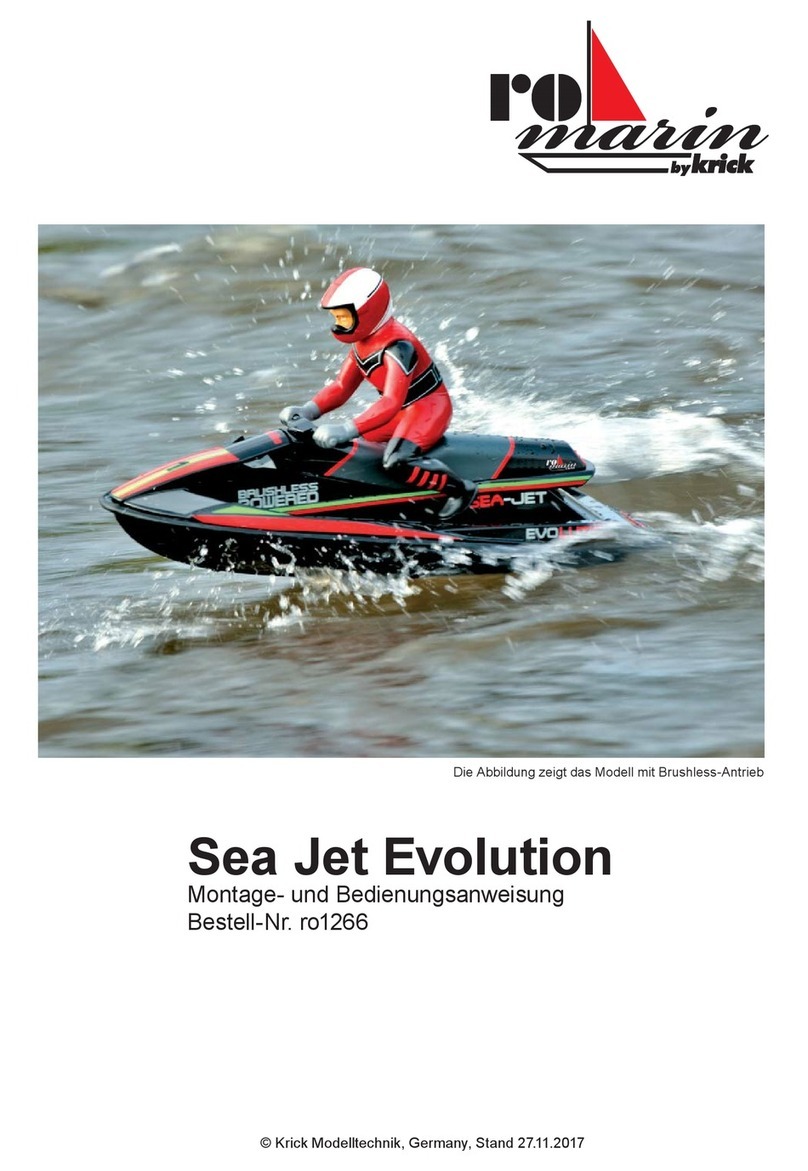 Krick Modelltechnik Sea Jet Evolution Assembly and operating instructions Krick Modelltechnik Sea Jet Evolution Assembly and operating instructions
