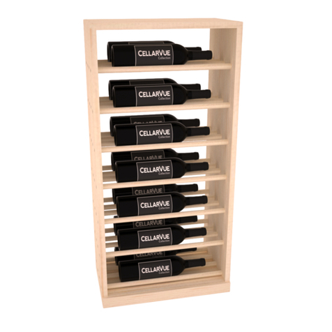 Wine racks America Base Horizontal Display User manual Wine racks America Base Horizontal Display User manual