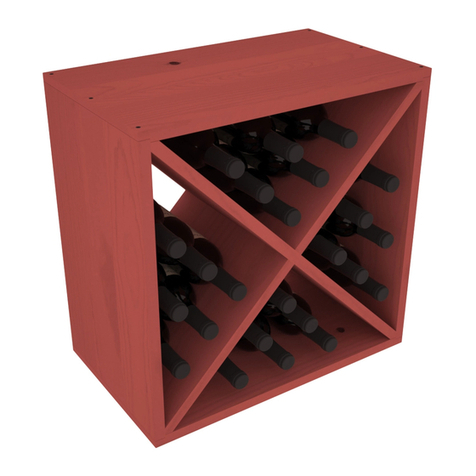 Wine racks America Wine Storage Cube User manual Wine racks America Wine Storage Cube User manual