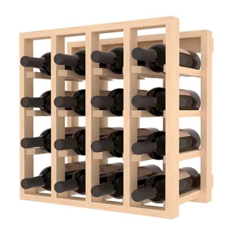 Wine racks America Lattice Cube Cubicle Assembly guide
