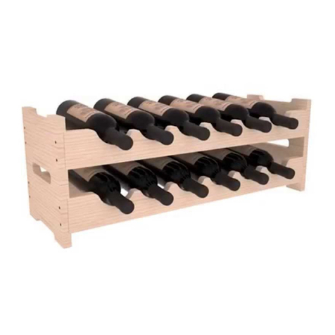 Wine racks America Scalloped Wine Rack User manual Wine racks America Scalloped Wine Rack User manual