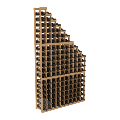 Wine racks America Waterfall Wine Cellar Kit Assembly guide Wine racks America Waterfall Wine Cellar Kit Assembly guide