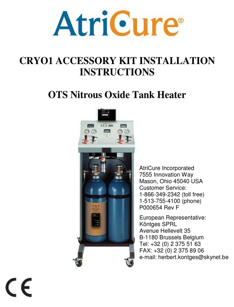 AtriCure CRYO1 Installtion Instructions