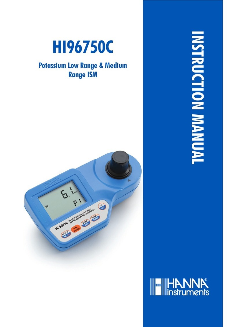 Hanna Instruments HI96750C instruction manual