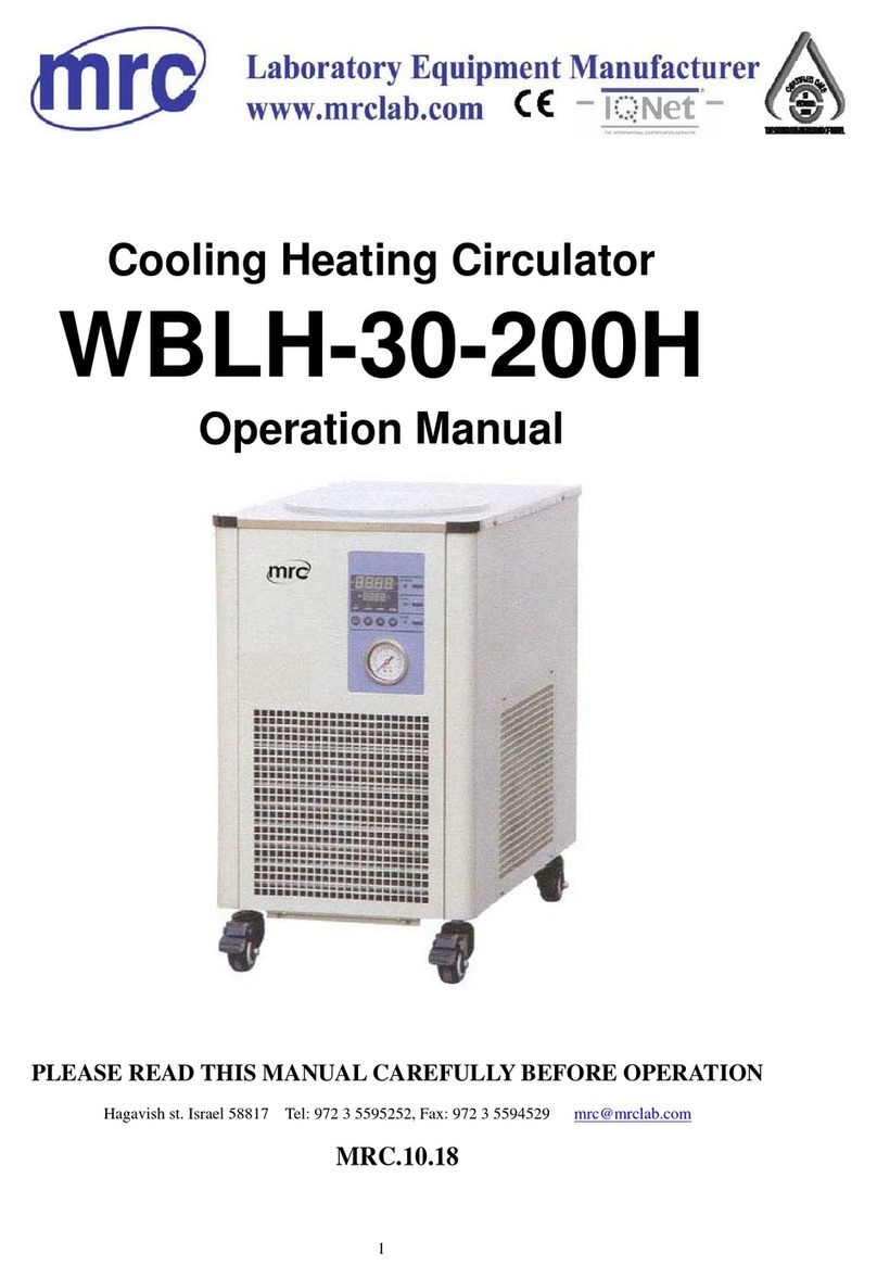 MRC WBLH-30-200H Operation manual MRC WBLH-30-200H Operation manual