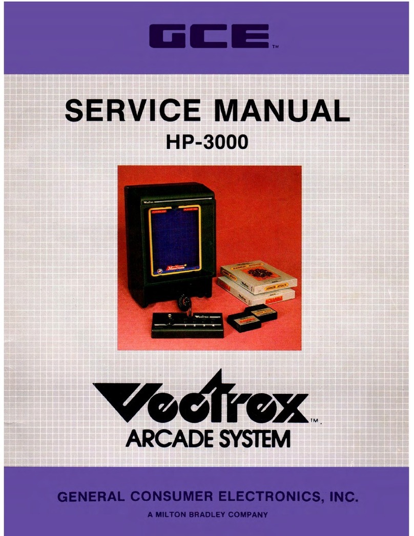 GCE VECTREX HP-3000 Service manual