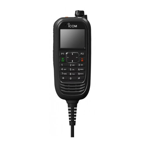 Icom HM-218 User manual