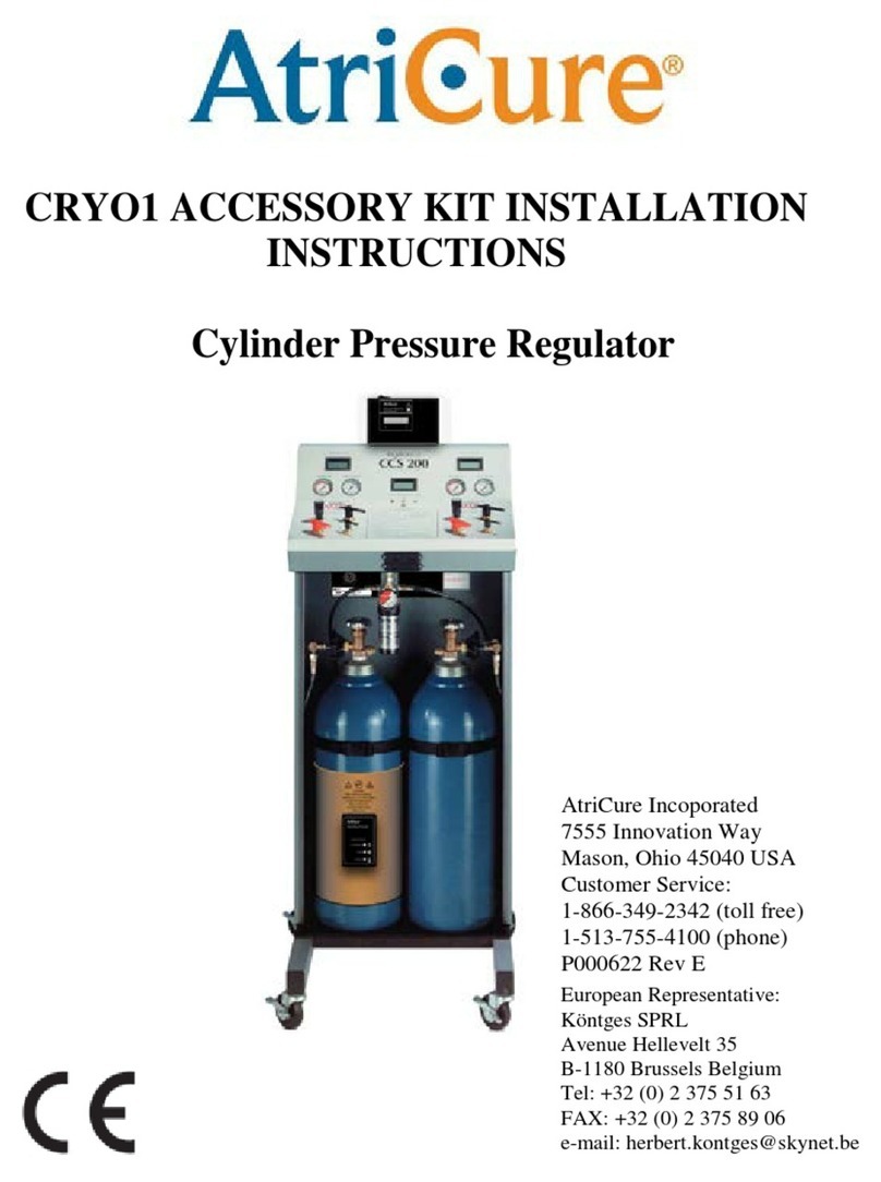 AtriCure CRYO1 installation instructions